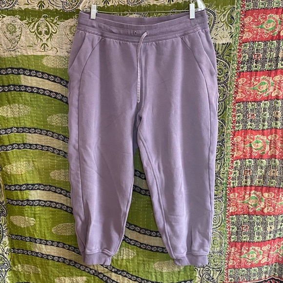 Lululemon Dusky Lavender Scuba Relaxed High-Rise Jogger Size 14 - Picture 2 of 16